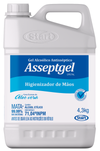 Imagem do produto Higienizador de Mãos Cristal ASSEPTGEL 4,3kg